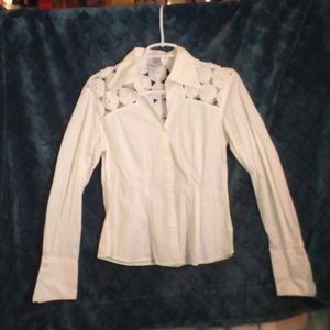 D&Y button down with cut outs